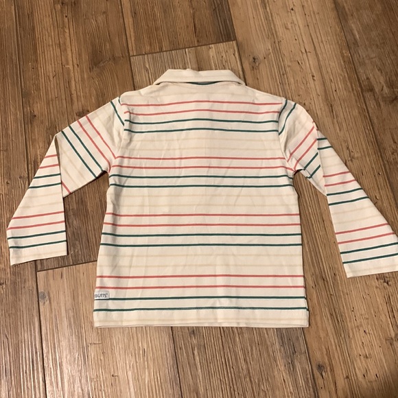 Ruggedbutts Long Sleeve Color Block Polo, NWT, striped, 2T - Picture 3 of 5